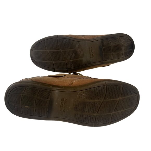 Nunn Bush Leather Boat Shoes Mens 11M Brown Rubber Sole Casual Comfort - Picture 6 of 9